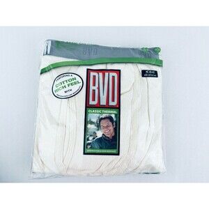 Vintage BVD Classic Thermals Pants Underwear Men’s XL Moisture Odor Resistance